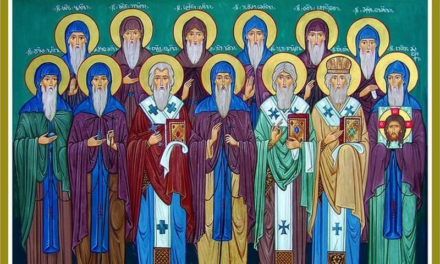 Преподобный Иоанн Зедазнийский и 12 его учеников