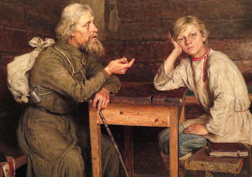 Н. П. Богданов-Бельский, «Будущий инок», 1889 г.