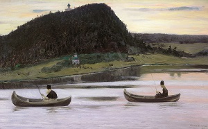 Молчание. Художник: Михаил Нестеров, 1903 г.