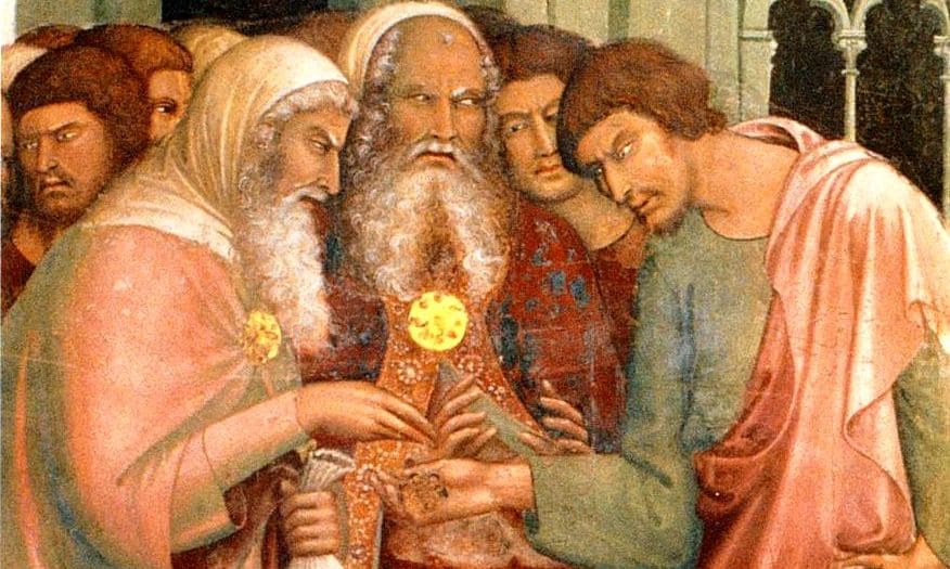 Печальная тема Великой Среды: далеко ли от нас отстоит грех Иуды?